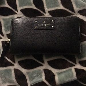 Kate Spade Black Leather wallet